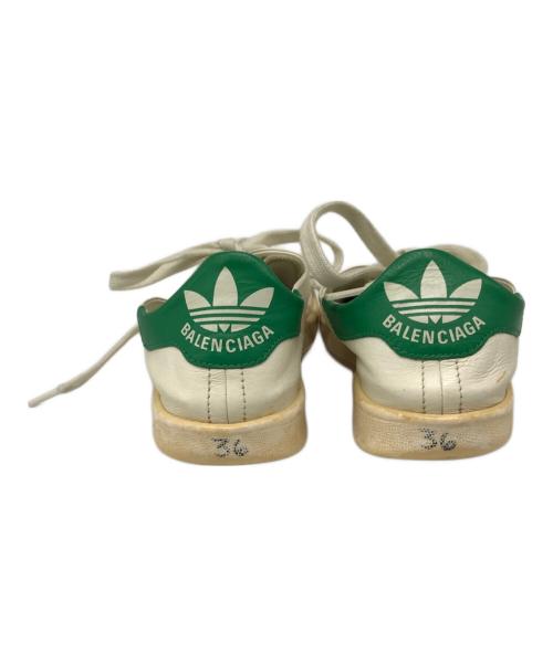 adidas（アディダス）adidas (アディダス) BALENCIAGA (バレンシアガ) STAN SMITHローカットスニーカー ホワイト サイズ:22.5cmの古着・服飾アイテム