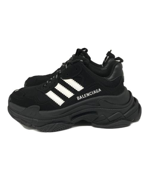 adidas（アディダス）adidas (アディダス) BALENCIAGA (バレンシアガ) スニーカー ブラック サイズ:38の古着・服飾アイテム