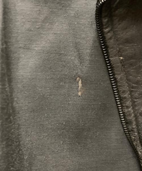 French Army（フレンチアーミー）French Army (フレンチアーミー) 80s レザーモーターサイクルコート ブラック サイズ:96Mの古着・服飾アイテム