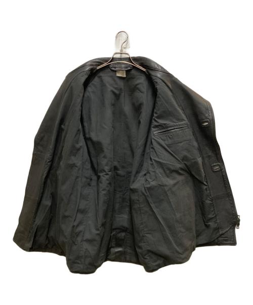 French Army（フランス軍）French Army (フレンチアーミー) 80s レザーモーターサイクルコート ブラック サイズ:104Mの古着・服飾アイテム