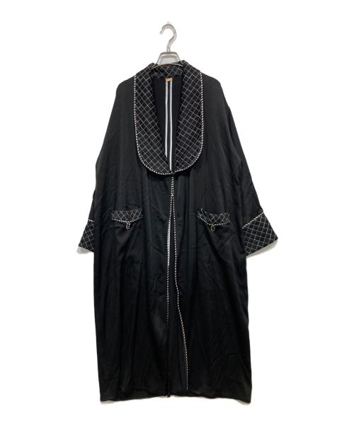 KIIRO（キイロ）KIIRO (キイロ) ガウンコート ブラック サイズ:Ｍの古着・服飾アイテム