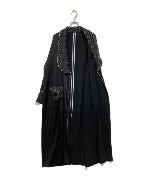 KIIRO（キイロ）KIIRO (キイロ) ガウンコート ブラック サイズ:Ｍの古着・服飾アイテム