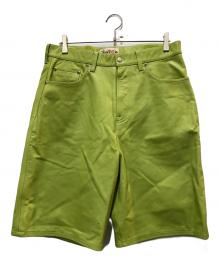 stussy（ステューシー）の古着「BIG OL SHORT LEATHER」｜グリーン