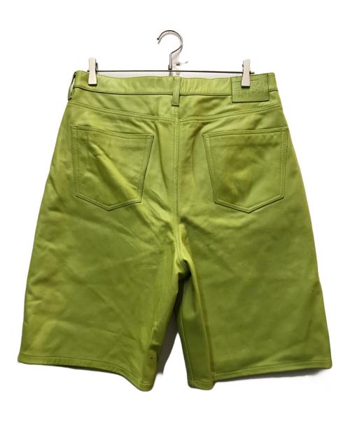 stussy（ステューシー）stussy (ステューシー) BIG OL SHORT LEATHER グリーン サイズ:W32の古着・服飾アイテム