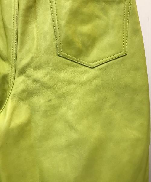 stussy（ステューシー）stussy (ステューシー) BIG OL SHORT LEATHER グリーン サイズ:W32の古着・服飾アイテム