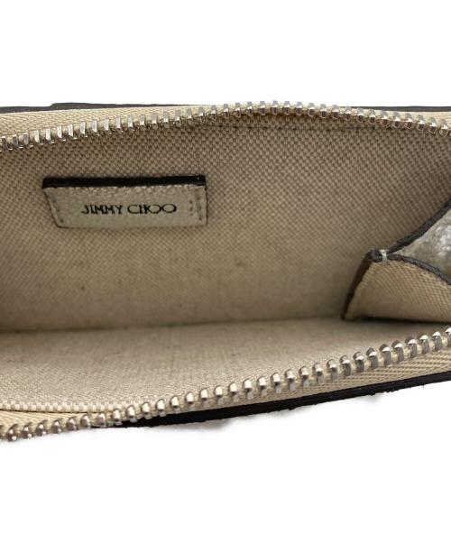 JIMMY CHOO（ジミーチュウ）JIMMY CHOO (ジミーチュウ) スタースタースタッズフラグメントカードケース シルバーの古着・服飾アイテム