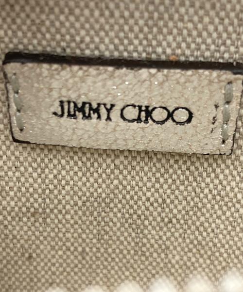 JIMMY CHOO（ジミーチュウ）JIMMY CHOO (ジミーチュウ) スタースタースタッズフラグメントカードケース シルバーの古着・服飾アイテム