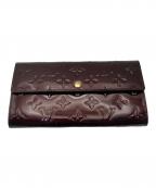 LOUIS VUITTONルイ ヴィトン）の古着「長財布」｜アマラント