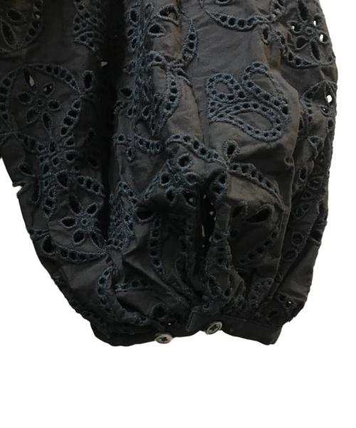 ticca（ティッカ）TICCA (ティッカ) カットワークワンピース ブラック サイズ:FREEの古着・服飾アイテム