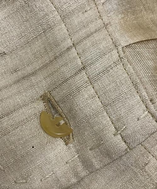 ISSEY MIYAKE（イッセイミヤケ）ISSEY MIYAKE (イッセイミヤケ) シルクシャツ ベージュ サイズ:3の古着・服飾アイテム