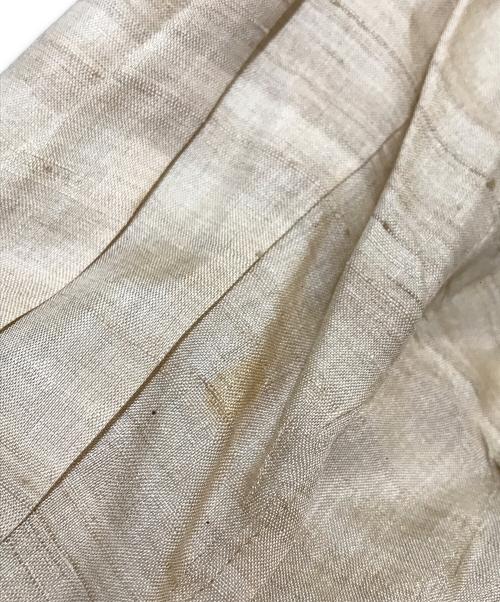 ISSEY MIYAKE（イッセイミヤケ）ISSEY MIYAKE (イッセイミヤケ) シルクシャツ ベージュ サイズ:3の古着・服飾アイテム