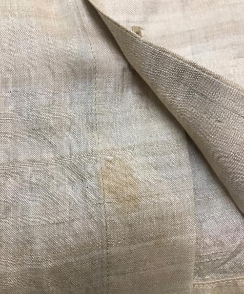 ISSEY MIYAKE（イッセイミヤケ）ISSEY MIYAKE (イッセイミヤケ) シルクシャツ ベージュ サイズ:3の古着・服飾アイテム