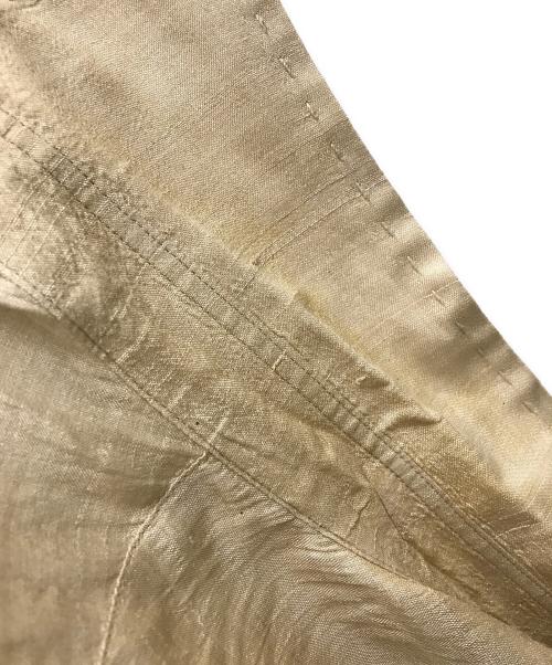 ISSEY MIYAKE（イッセイミヤケ）ISSEY MIYAKE (イッセイミヤケ) シルクシャツ ベージュ サイズ:3の古着・服飾アイテム