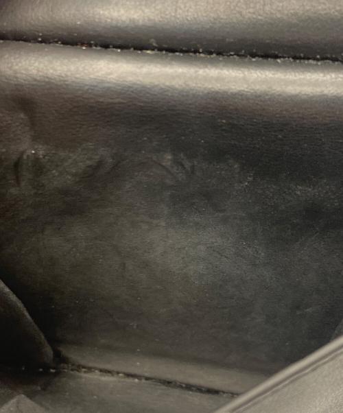 BOTTEGA VENETA（ボッテガベネタ）BOTTEGA VENETA (ボッテガベネタ) イントレチャート2つ折り財布 ブラックの古着・服飾アイテム