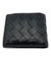 BOTTEGA VENETA (ボッテガベネタ) イントレチャート2つ折り財布 ブラック：16000円