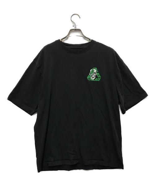 PALACE（パレス）PALACE (パレス) P3 SKULL tシャツ ブラック サイズ:XLの古着・服飾アイテム