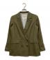 journal standard L'essage（ジャーナルスタンダード レサージュ）の古着「アイアスダブルジャケット」｜カーキ