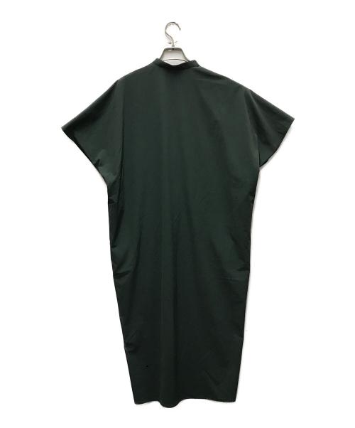 RIM.ARK（リムアーク）RIM.ARK (リムアーク) Half sleeve cocoon OP グリーン サイズ:36の古着・服飾アイテム