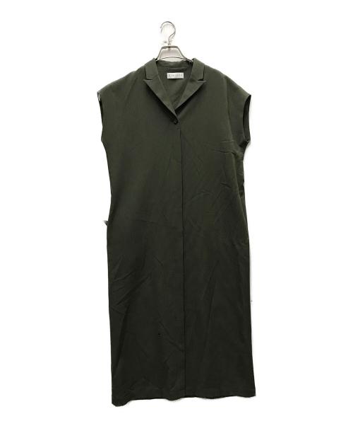 RIM.ARK（リムアーク）RIM.ARK (リムアーク) Melange dolman OP グリーン サイズ:Freeの古着・服飾アイテム