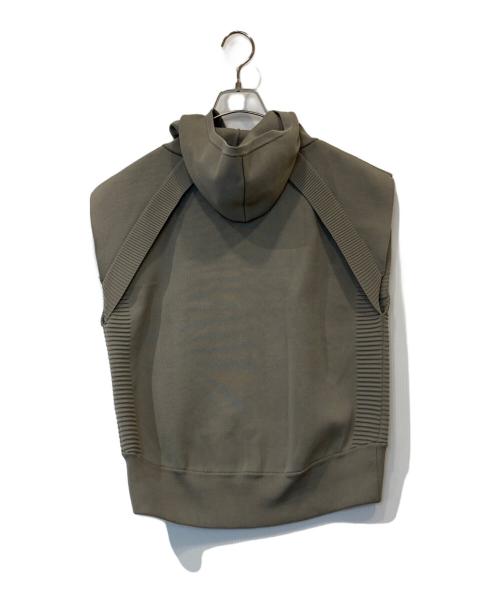 RIM.ARK（リムアーク）RIM.ARK (リムアーク) Hood design knit vest　460GAS70-0080 ベージュ サイズ:FREEの古着・服飾アイテム