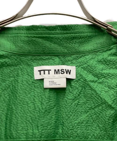 TTT MSW（ティー）TTT MSW (ティー) Standard Shirt グリーン サイズ:Mの古着・服飾アイテム