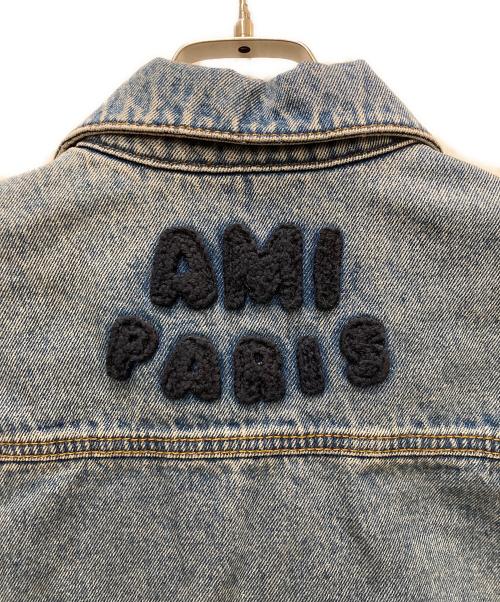 AMI Alexandre Mattiussi（アミアレクサンドルマテュッシ）AMI Alexandre Mattiussi (アミアレクサンドルマテュッシ) デニムジャケット ブルー サイズ:不明の古着・服飾アイテム