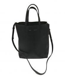 CELINE（セリーヌ）の古着「SMALL CABAS 2wayバッグ」｜ブラック