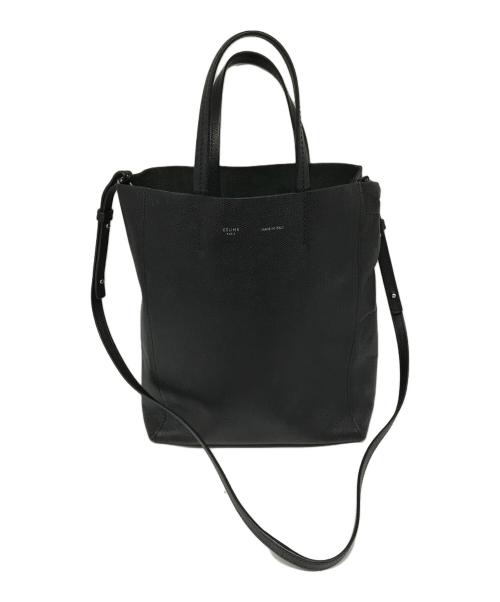 CELINE（セリーヌ）CELINE (セリーヌ) SMALL CABAS 2wayバッグ ブラックの古着・服飾アイテム