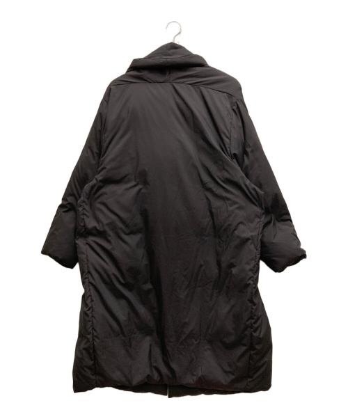 mizuiro-ind（ミズイロインド）mizuiro-ind (ミズイロインド) ショールカラーダウンコート ブラック サイズ:freeの古着・服飾アイテム