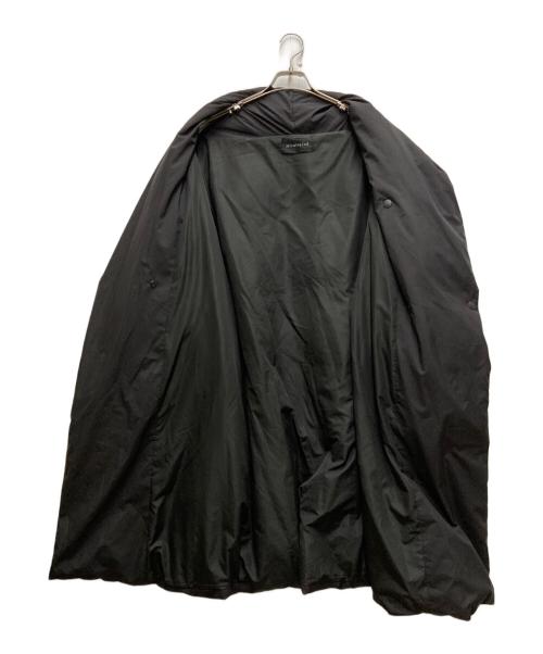 mizuiro-ind（ミズイロインド）mizuiro-ind (ミズイロインド) ショールカラーダウンコート ブラック サイズ:freeの古着・服飾アイテム