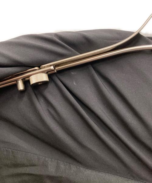 mizuiro-ind（ミズイロインド）mizuiro-ind (ミズイロインド) ショールカラーダウンコート ブラック サイズ:freeの古着・服飾アイテム