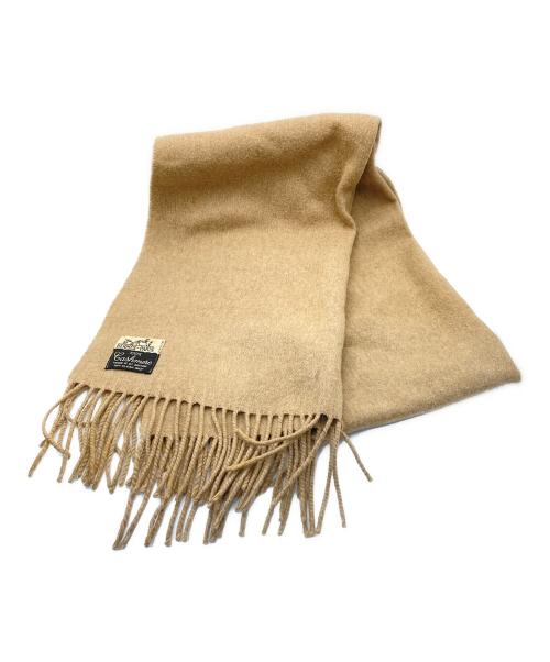 HERMES（エルメス）HERMES (エルメス) カシミヤマフラー ベージュの古着・服飾アイテム