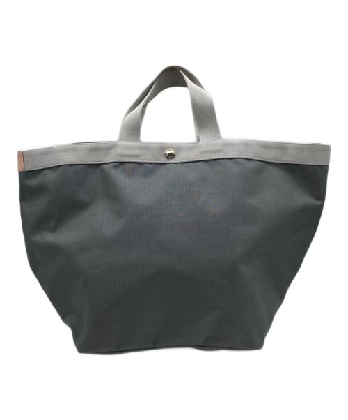 Herve Chapelier（エルベシャプリエ）Herve Chapelier (エルベシャプリエ) 舟型トートバッグL フュズィ×シルバー ブランの古着・服飾アイテム