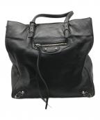 BALENCIAGAバレンシアガ）の古着「ザ ペーパー トートバッグ」｜ブラック