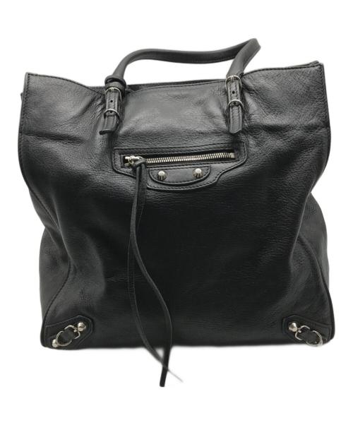 BALENCIAGA（バレンシアガ）BALENCIAGA (バレンシアガ) ザ ペーパー トートバッグ ブラックの古着・服飾アイテム