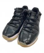 NIKEナイキ）の古着「エア ジョーダン 11 レトロ ロー」｜ブラック