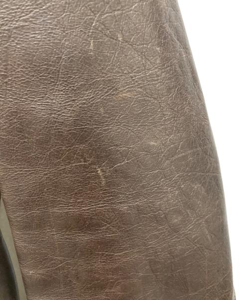 BANANA REPUBLIC（バナナリパブリック）BANANA REPUBLIC (バナナリパブリック) 00sレザージャケット ブラウン サイズ:Ⅿの古着・服飾アイテム