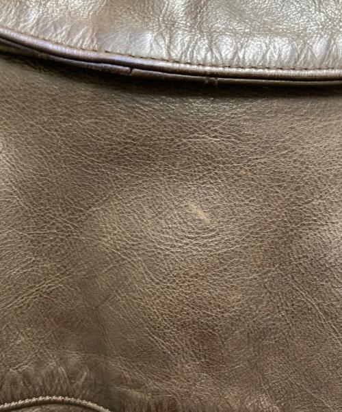 BANANA REPUBLIC（バナナリパブリック）BANANA REPUBLIC (バナナリパブリック) 00sレザージャケット ブラウン サイズ:Ⅿの古着・服飾アイテム