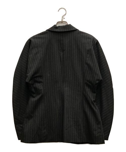 GANNI（ガニー）GANNI (ガニー) 3Bピンストライプジャケット グレー サイズ:40の古着・服飾アイテム