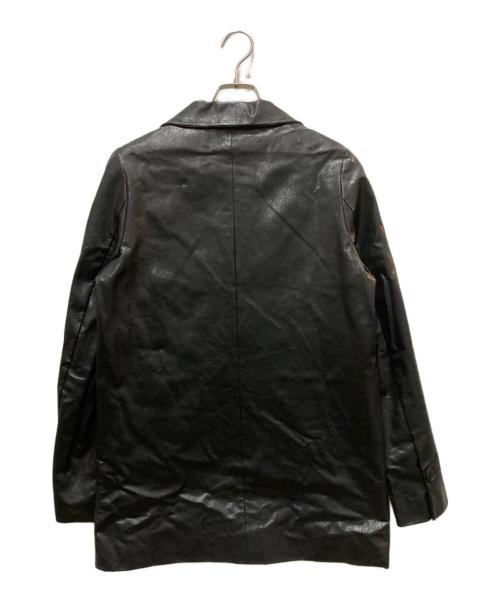 VEQUM（ベクム）VEQUM (ベクム) エコレザージャケット ブラック サイズ:FREEの古着・服飾アイテム