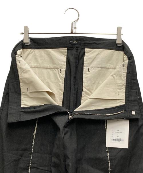 flagstuff（フラグスタフ）flagstuff (フラグスタフ) BORO BAGGIE SLACKS グレー サイズ:Ⅼの古着・服飾アイテム