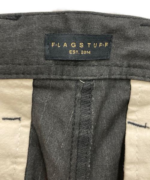 flagstuff（フラグスタフ）flagstuff (フラグスタフ) BORO BAGGIE SLACKS グレー サイズ:Ⅼの古着・服飾アイテム