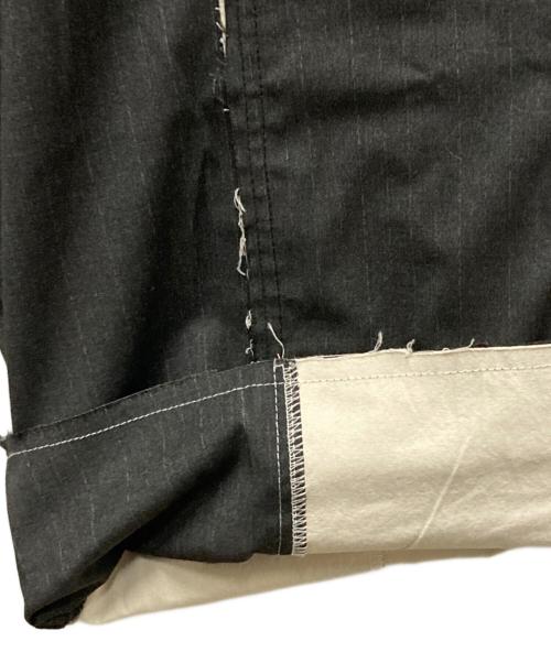 flagstuff（フラグスタフ）flagstuff (フラグスタフ) BORO BAGGIE SLACKS グレー サイズ:Ⅼの古着・服飾アイテム