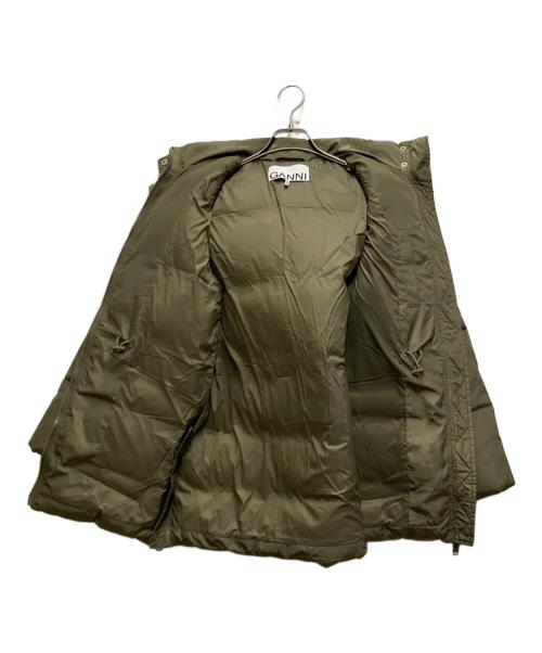 GANNI（ガニー）GANNI (ガニー) OVERSIZES PUFFER MIDI JACKET カーキ サイズ:XXSの古着・服飾アイテム