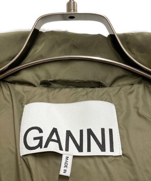 GANNI（ガニー）GANNI (ガニー) OVERSIZES PUFFER MIDI JACKET カーキ サイズ:XXSの古着・服飾アイテム