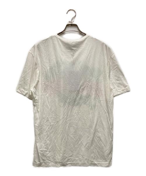 GUCCI（グッチ）GUCCI (グッチ) ペイントロゴプリントTシャツ ホワイト サイズ:XLの古着・服飾アイテム