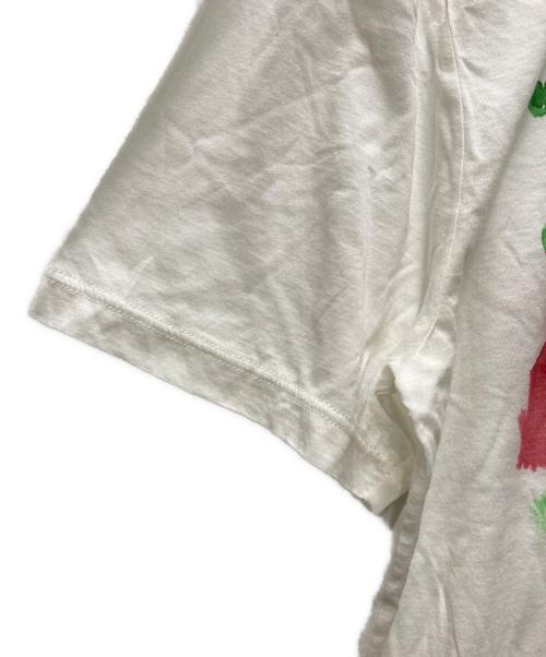 GUCCI（グッチ）GUCCI (グッチ) ペイントロゴプリントTシャツ ホワイト サイズ:XLの古着・服飾アイテム
