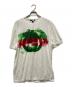 GUCCI（グッチ）の古着「ペイントロゴプリントTシャツ」｜ホワイト