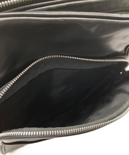 COMME des GARCONS（コムデギャルソン）COMME des GARCONS (コムデギャルソン) エアラインフェイクレザーショルダーバッグ ブラックの古着・服飾アイテム