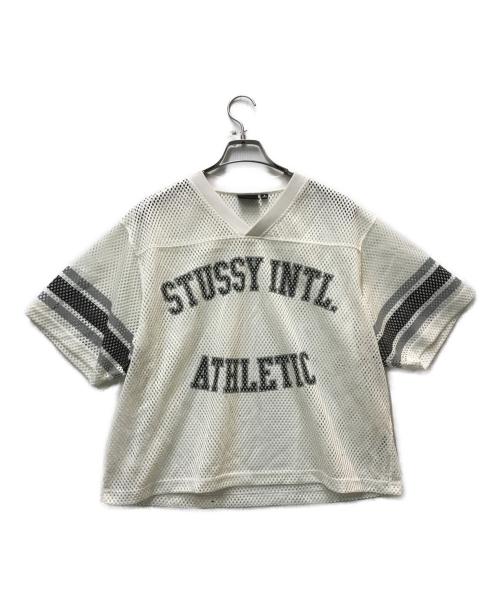 stussy（ステューシー）stussy (ステューシー) INTERNATIONAL TEAM JERSEY ブラウン サイズ:Sの古着・服飾アイテム